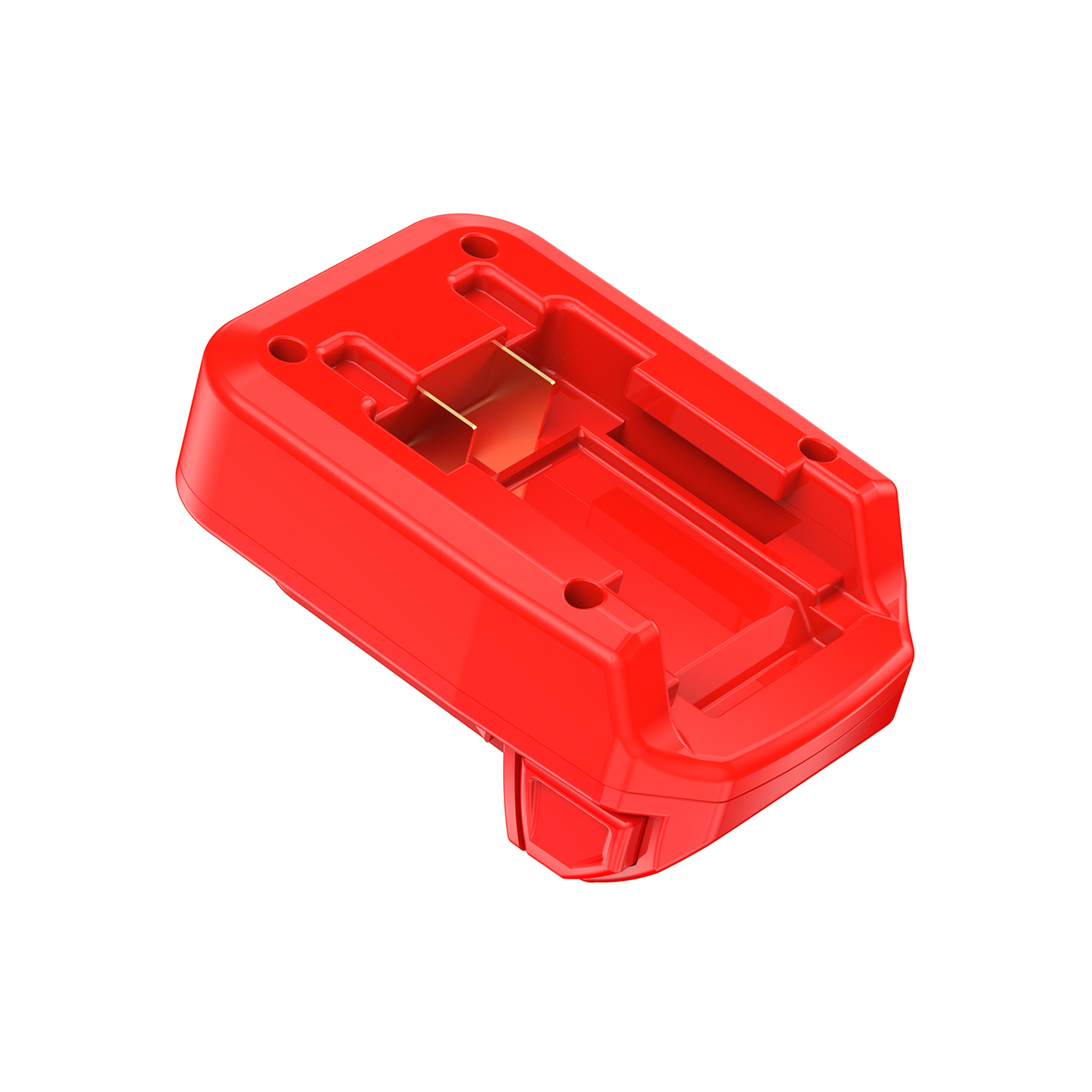 1x Adaptor# Porter Cable/ Black Decker 20v MAX Batteries To Milwaukee M18 Tools - No Charging Function, Adapter Only, Battery and Tool Not Included