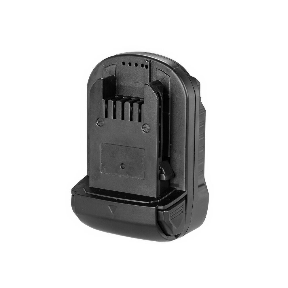 2-IN-1 Adapter Work On Bauer DeWalt 20V Li-Ion Battery For Milwaukee M18/XC Tool - No Charging Function, Adapter Only, Battery and Tool Not Included