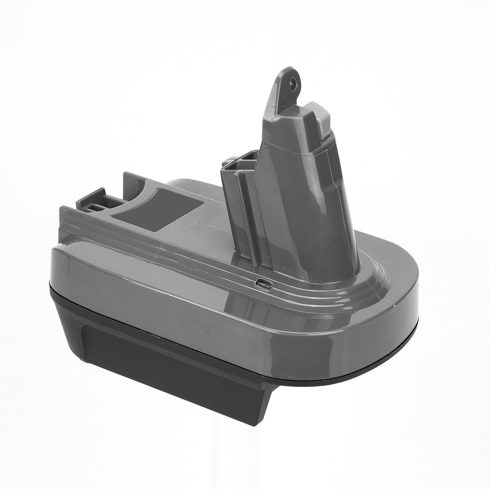1x Adapter For Milwaukee M18 RED Li-Ion Battery To Dyson V6 Vacuum w/BMS System - No Charging Function, Adapter Only, Battery and Tool Not Included