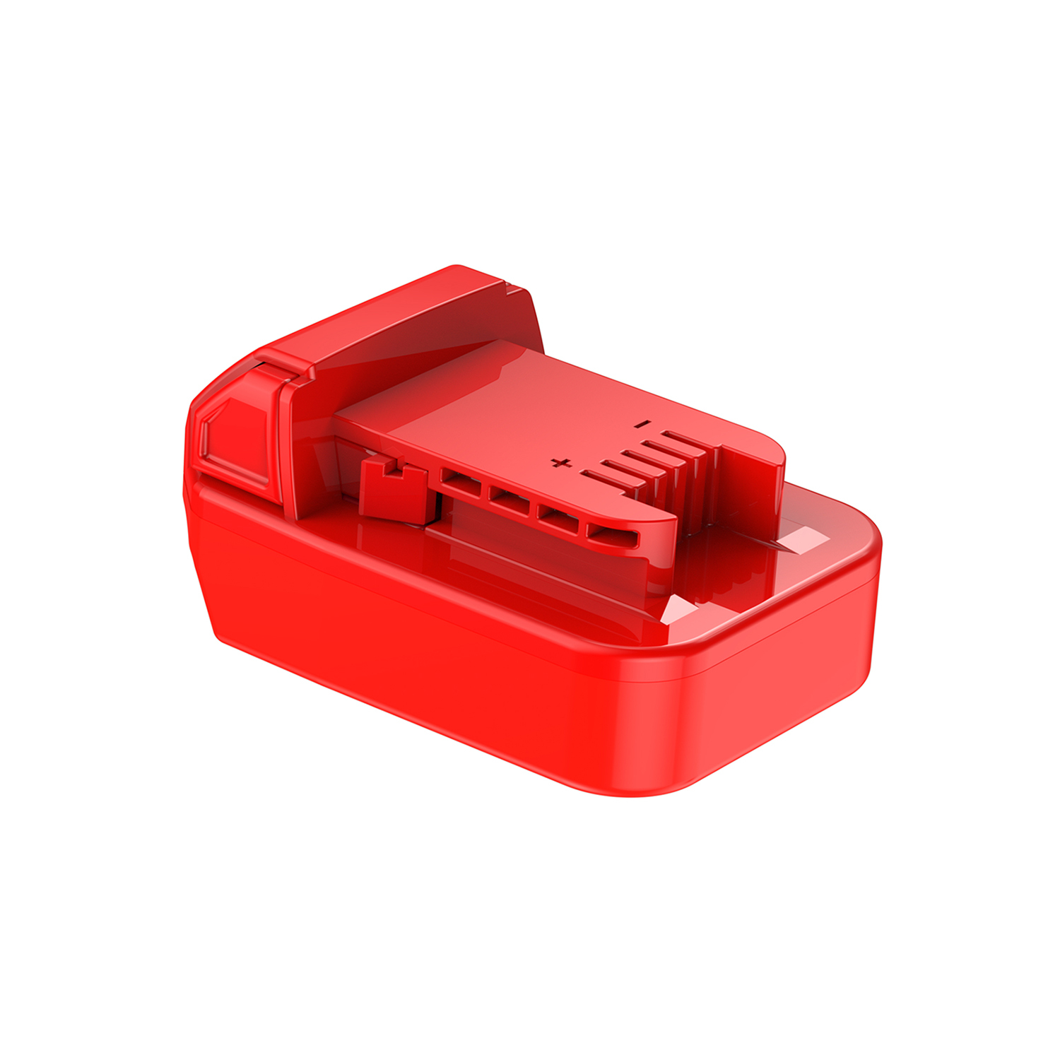 1x Adaptor# Porter Cable/ Black Decker 20v MAX Batteries To Milwaukee M18 Tools - No Charging Function, Adapter Only, Battery and Tool Not Included
