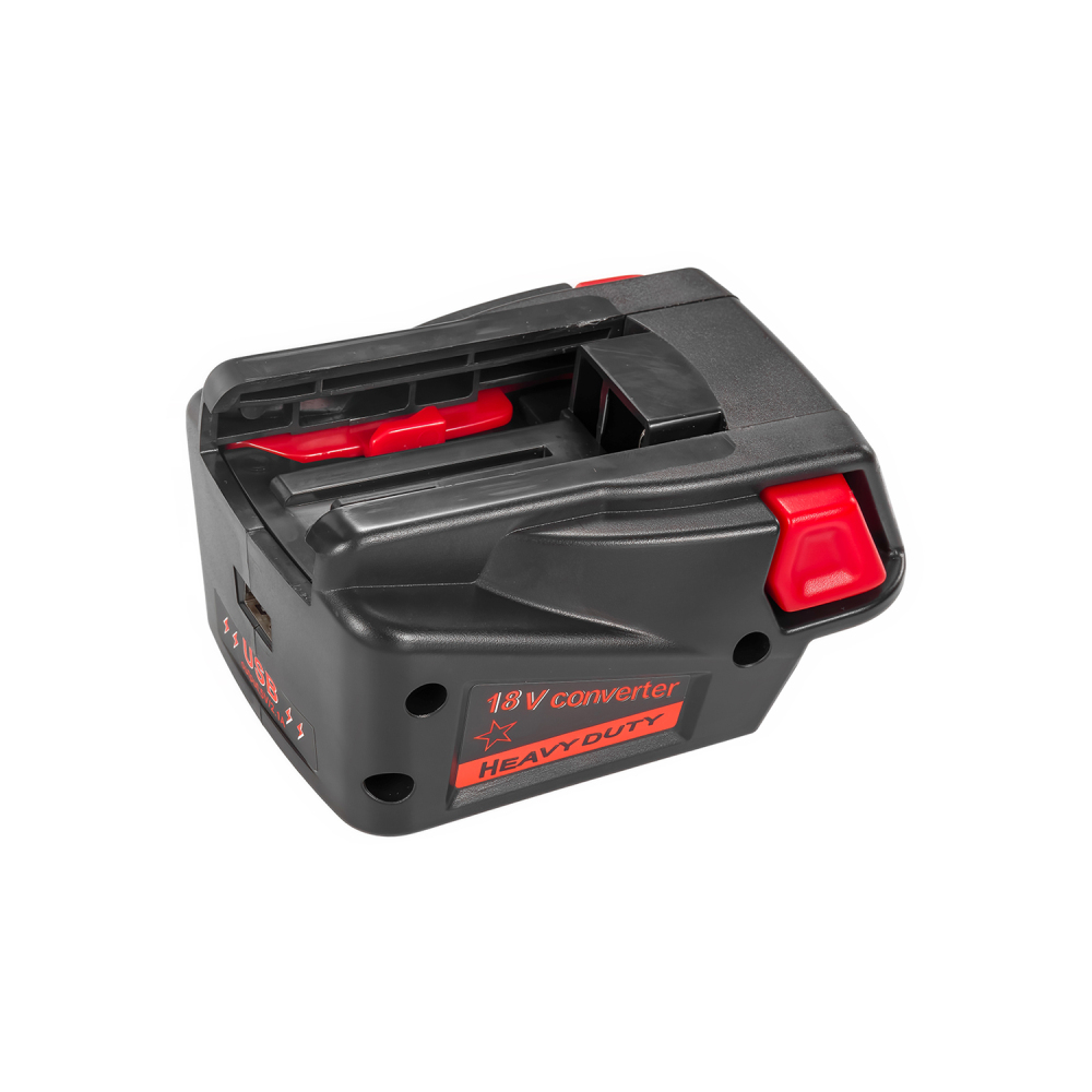 1x Milwaukee M18 RED Li-Ion Battery Convert to V18 18-Volt Ni-CD Tools Adapter - No Charging Function, Adapter Only, Battery and Tool Not Included