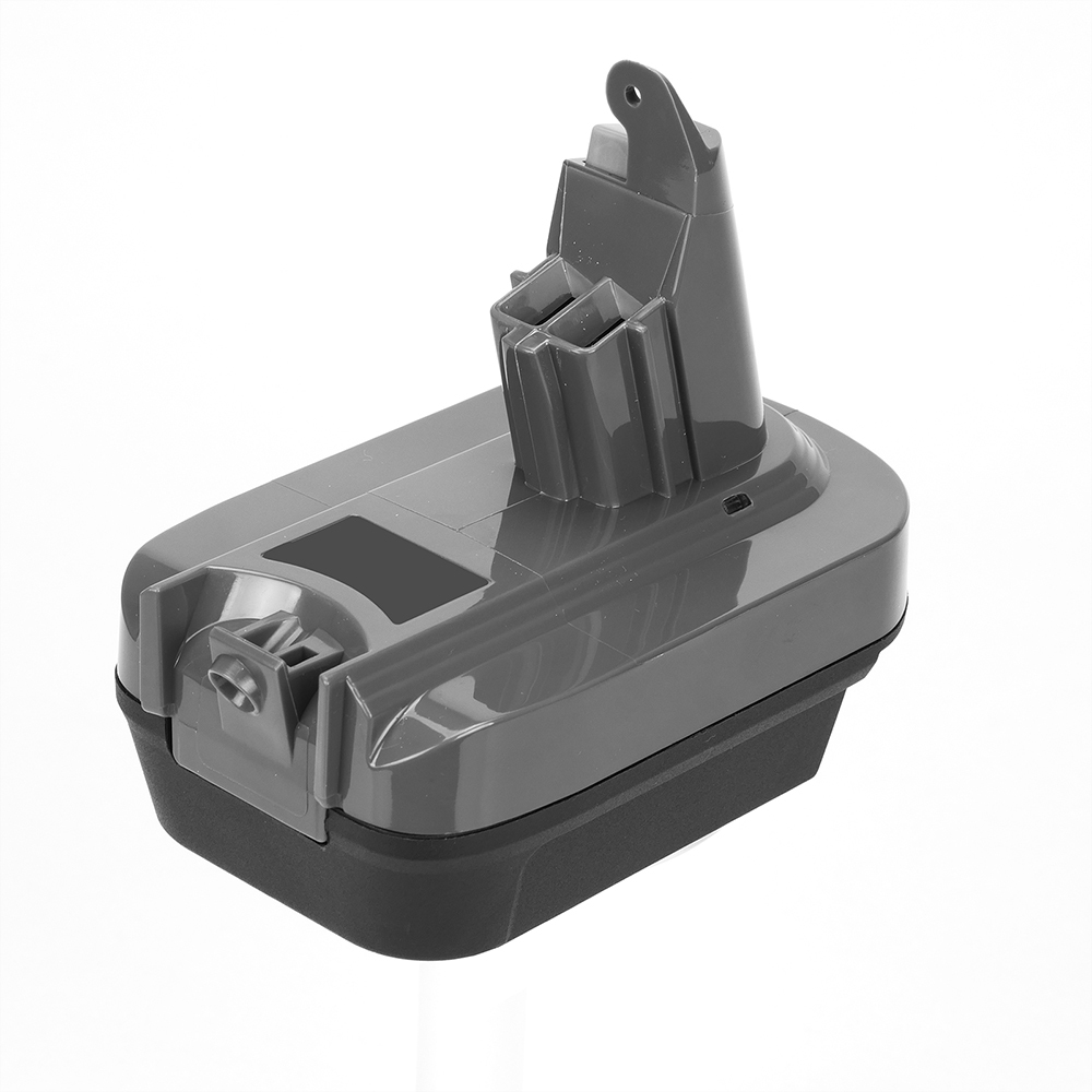 1x Adapter For Milwaukee M18 RED Li-Ion Battery To Dyson V6 Vacuum w/BMS System - No Charging Function, Adapter Only, Battery and Tool Not Included