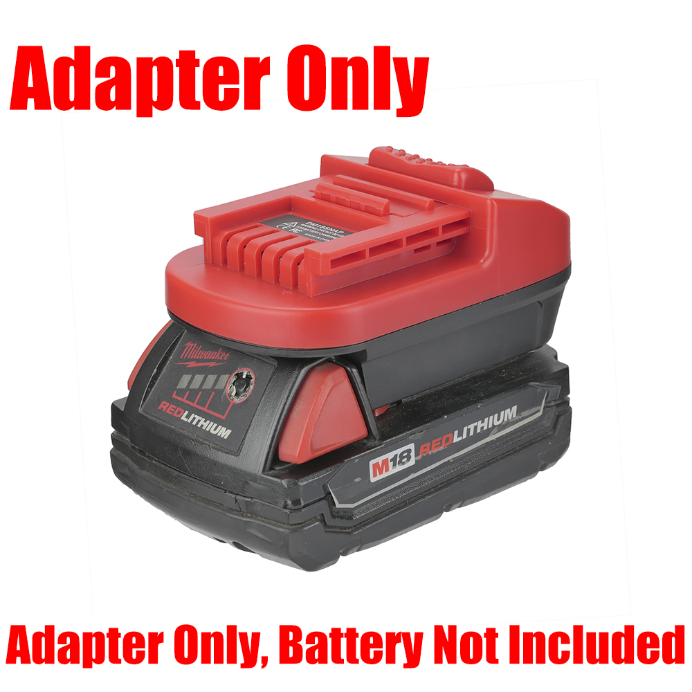 1 Adapter# for Snap-On 18V CTB8185 Li-Ion Battery Tools To Milwaukee M18 Battery - No Charging Function, Adapter Only, Battery and Tool Not Included