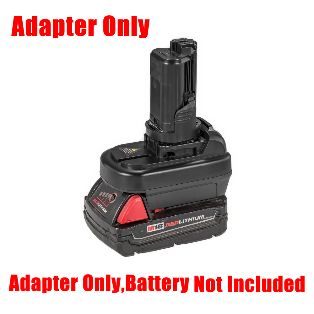 1 Adapter for Bosch 12v Tool To DeWalt 20v, Milwaukee M18 Battery - No Charging Function, Adapter Only, Battery and Tool Not Included