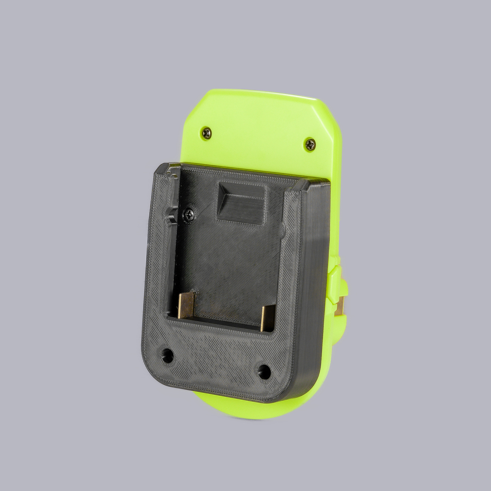 1x Adapter Upgrade for Bosch Blue 18v Li-Ion Battery To Ryobi 18V Cordless Tools - No Charging Function, Adapter Only, Battery and Tool Not Included