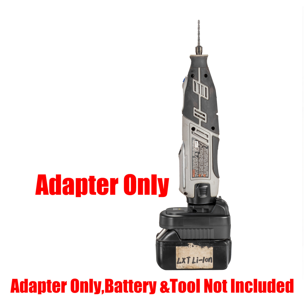 1 Adapter for Makita 18v LXT BL1830B BL1840B Li-ion Batteries Powered To Dremel 12V 8220 8250 8260 or Bosch 12V Tools - No Charging Function