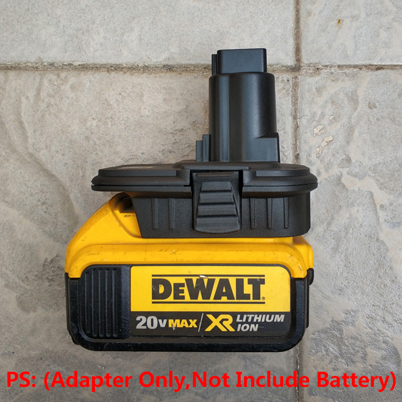 1 Adapter for DeWalt DCB200 & Milwaukee M18 Li-Ion Battery to Fit DeWalt 18V Ni-CD Tools - Manually Modified for Compact Connection Version