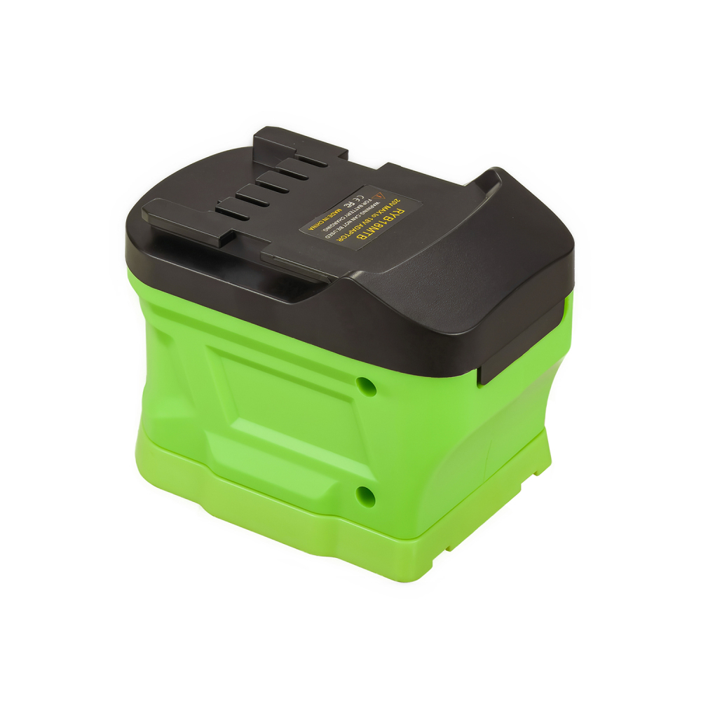 1x Adapter Converts Ryobi 18V Li-Ion Battery to Older Metabo (Not HPT) 18V Tools