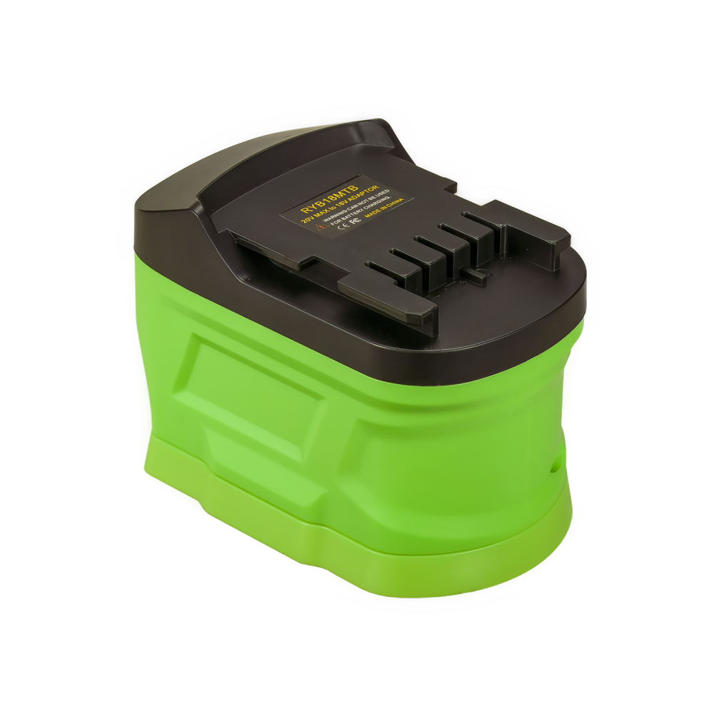 1x Adapter Converts Ryobi 18V Li-Ion Battery to Older Metabo (Not HPT) 18V Tools
