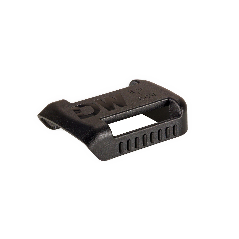 2x DEWALT 18V~60V Slider Li-ion Battery Protection Shelf Rack Belt Buckle （black）
