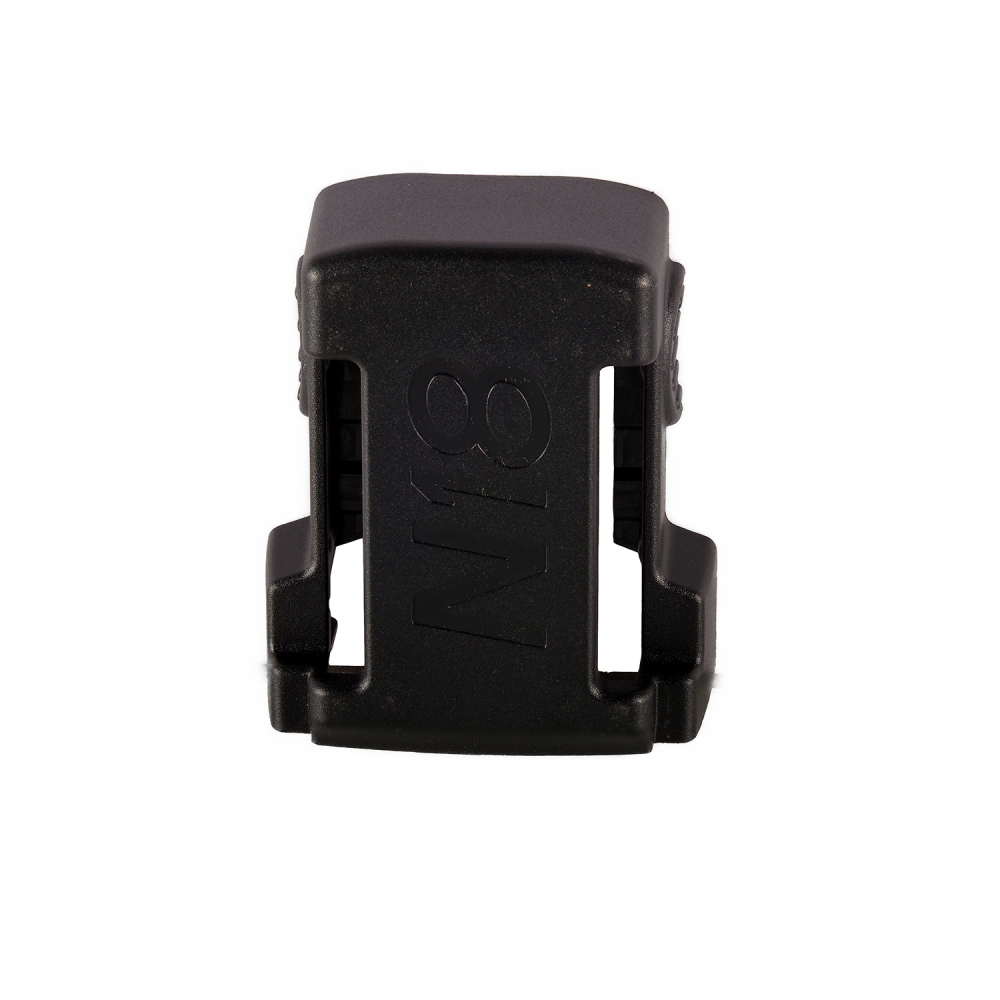 4x  Milwaukee 18V Slider Li-ion Battery Protection Mounts Belt Buckle (Black)