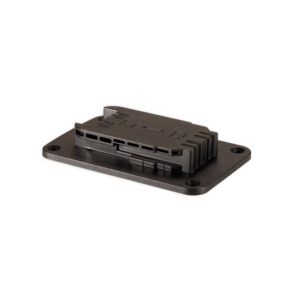 2x DEWALT 18V~60V Slider Li-ion Battery Protection Shelf Rack Belt Buckle （black）