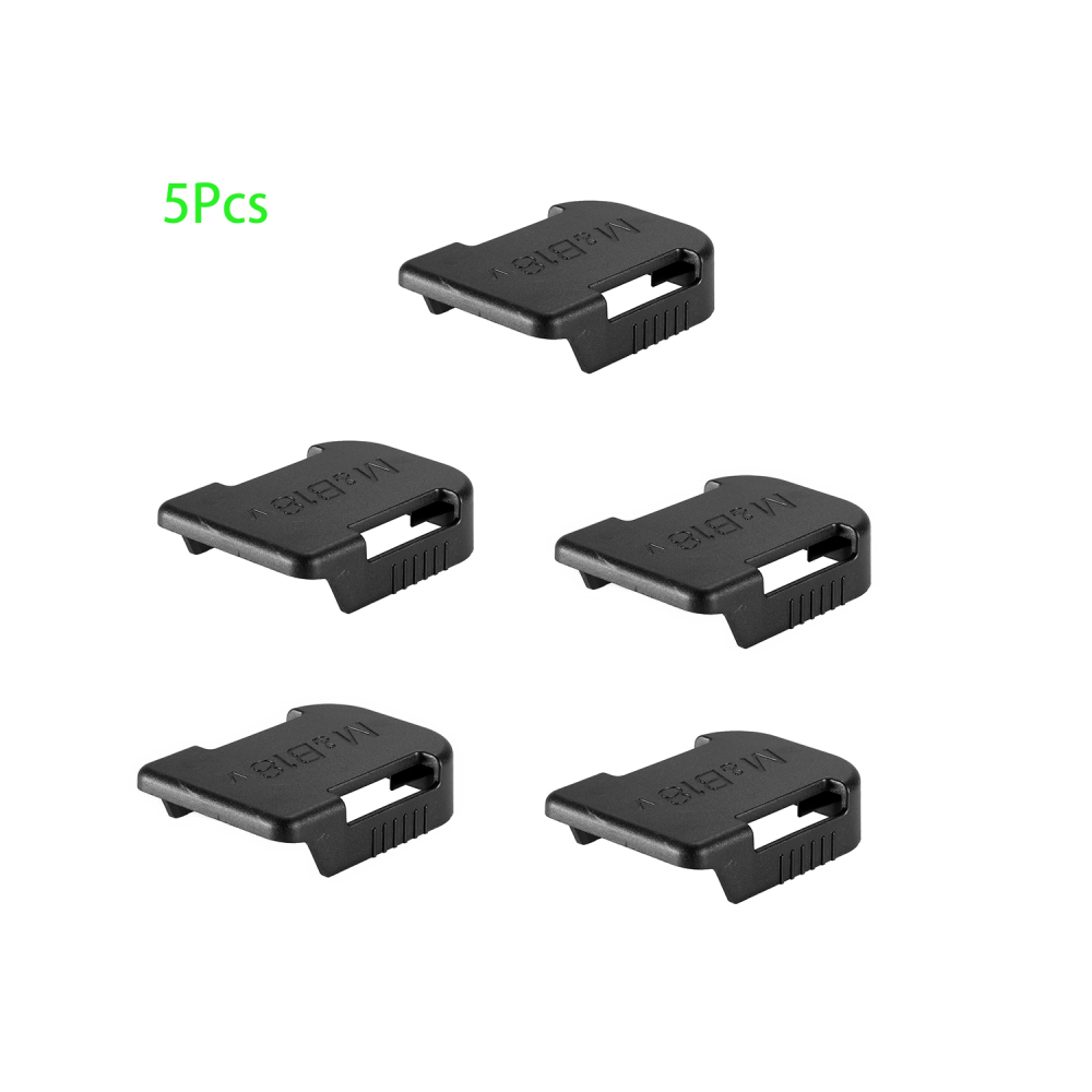 5x Bosch 18v&Makita 18v Slider Li-ion Battery Protection Mounts/Shelf Rack/Belt Buckle