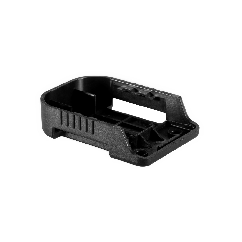 2x DEWALT 18V~60V Slider Li-ion Battery Protection Shelf Rack Belt Buckle （black）