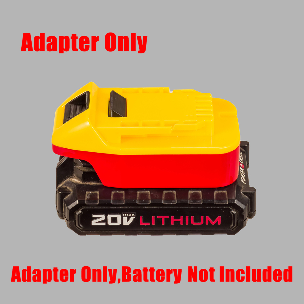 1x Adapter Porter Cable,Black and Decker 20v Battery To Hercules 20v Tools