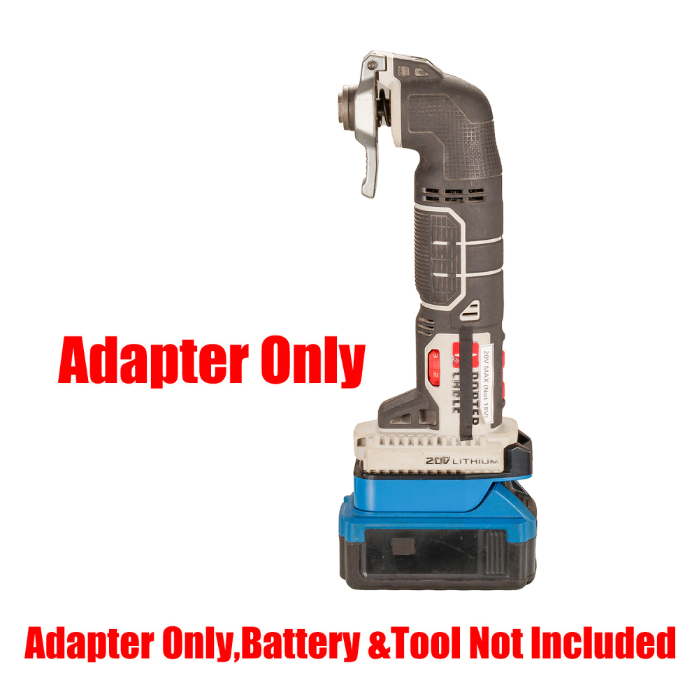 1x Adapter Hercules/DeWalt 20V Battery To Porter Cable/Black+Decker 20V Tools