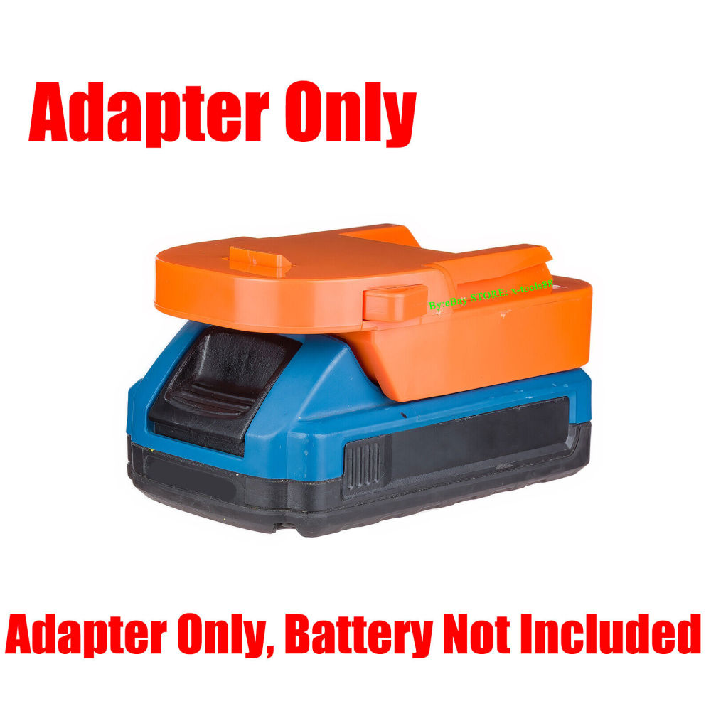 1x Adapter DeWalt 20v MAX XR & Hercules 20V Li-Ion Battery to Power Ridgid 18V Tools