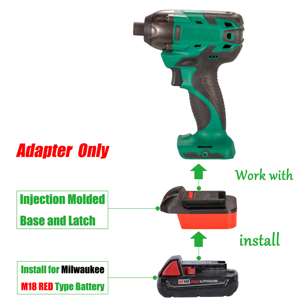 1pcs Adapter Masterforce BOOST 20v Tools to Milwaukee M18 Li-lon Battery
