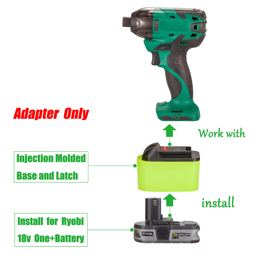 1x Adapter Ryobi 18V Batteries To Power Masterforce BOOST 20V Tools