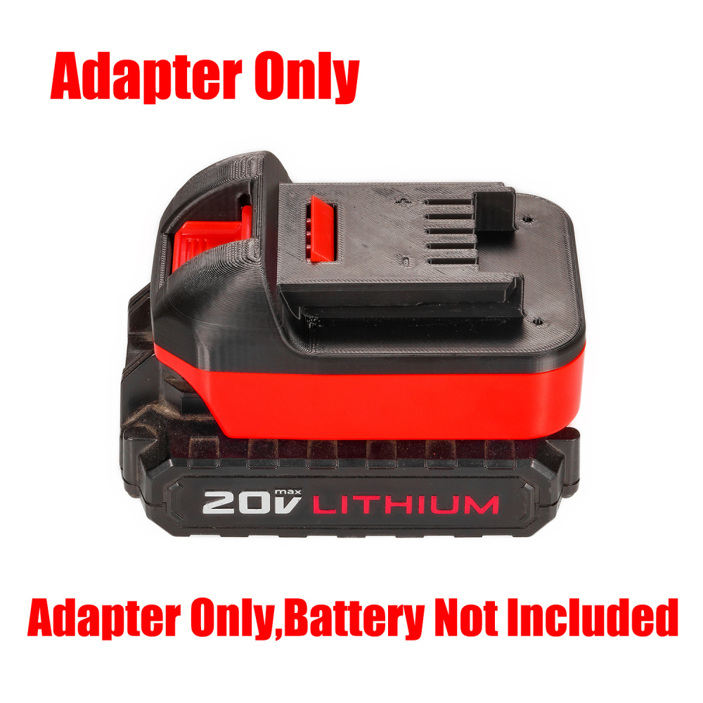 1x Adapter Masterforce 20V Tools to Use Porter Cable / Black & Decker 20V Batteries