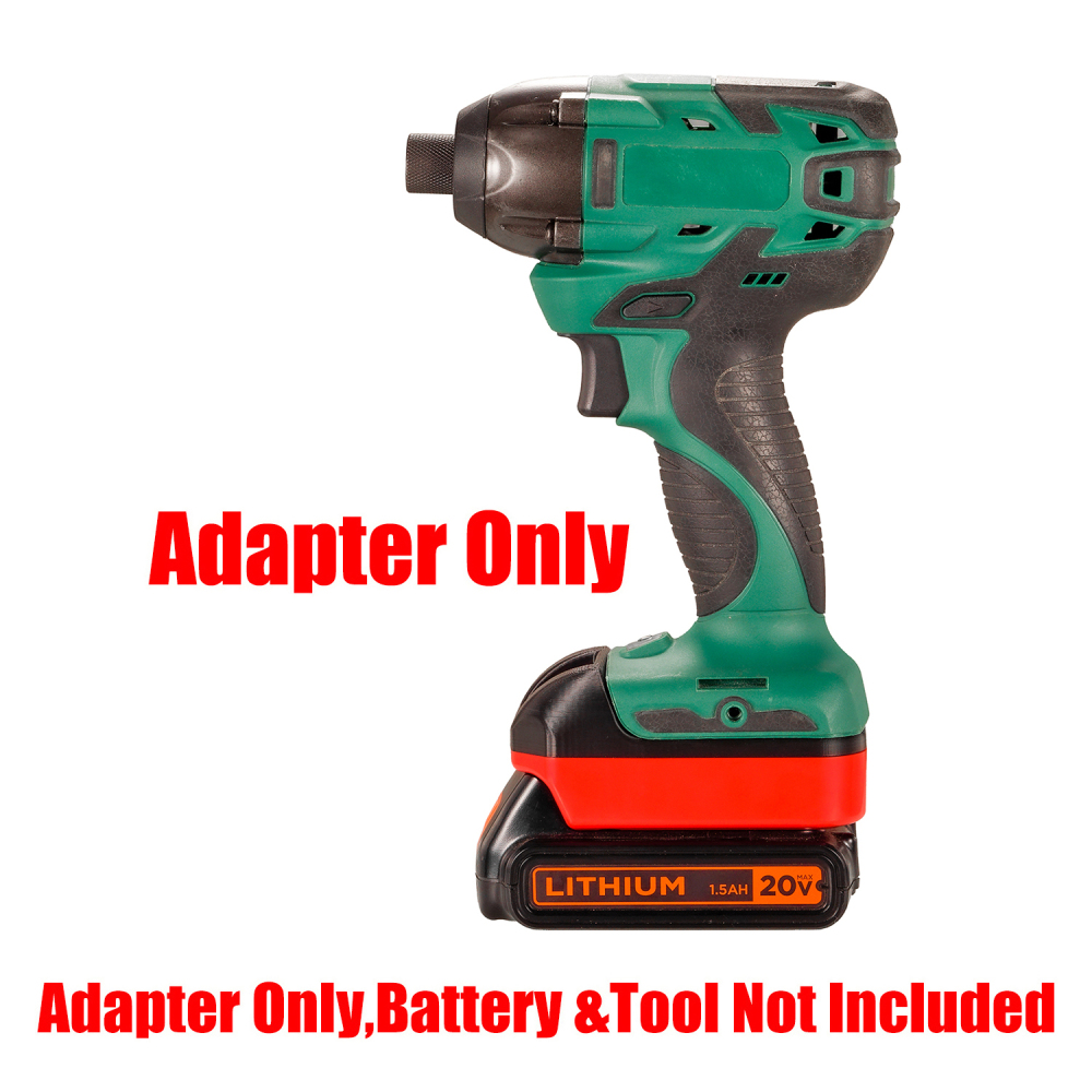 1x Adapter Masterforce 20V Tools to Use Porter Cable / Black & Decker 20V Batteries