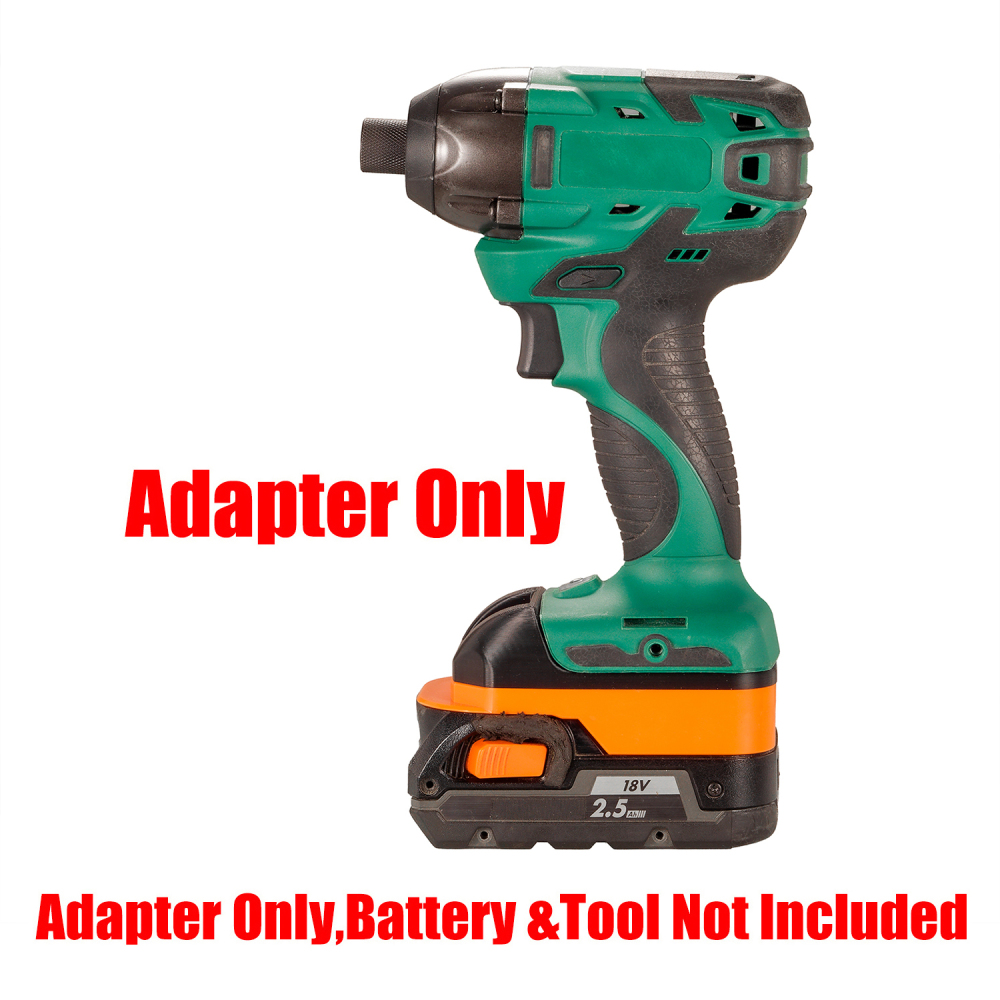 1x Adapter Ridgid 18V Batteries to Power  Masterforce BOOST 20V Tools