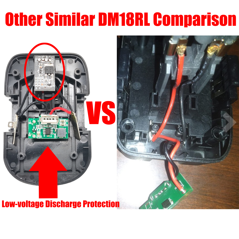 1 BMS Adapter Dewalt 20V Battery to Ryobi 18V Tool w/Discharge Protection