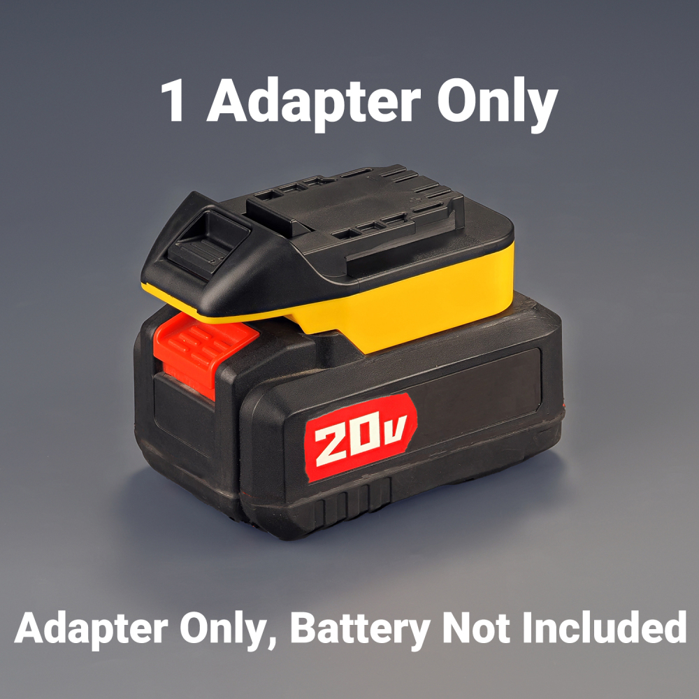 1 Adapter for DeWalt or Bauer 20V Batteries to Power Hercules 20v Tools - No Charging Function, Adapter Only