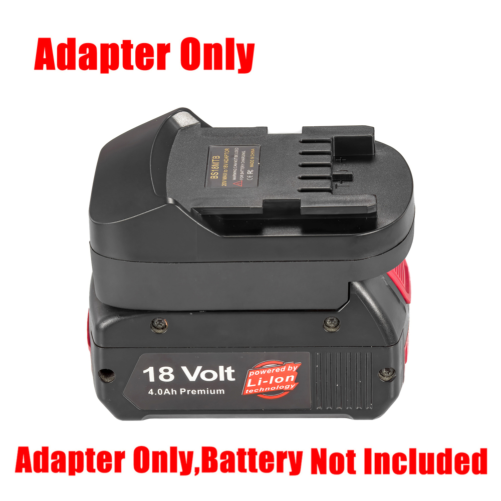 1x Adapter for Bosch 18v Li-Ion Battery To for Older Metabo (Not HPT) CAS (5 Pins) Tools