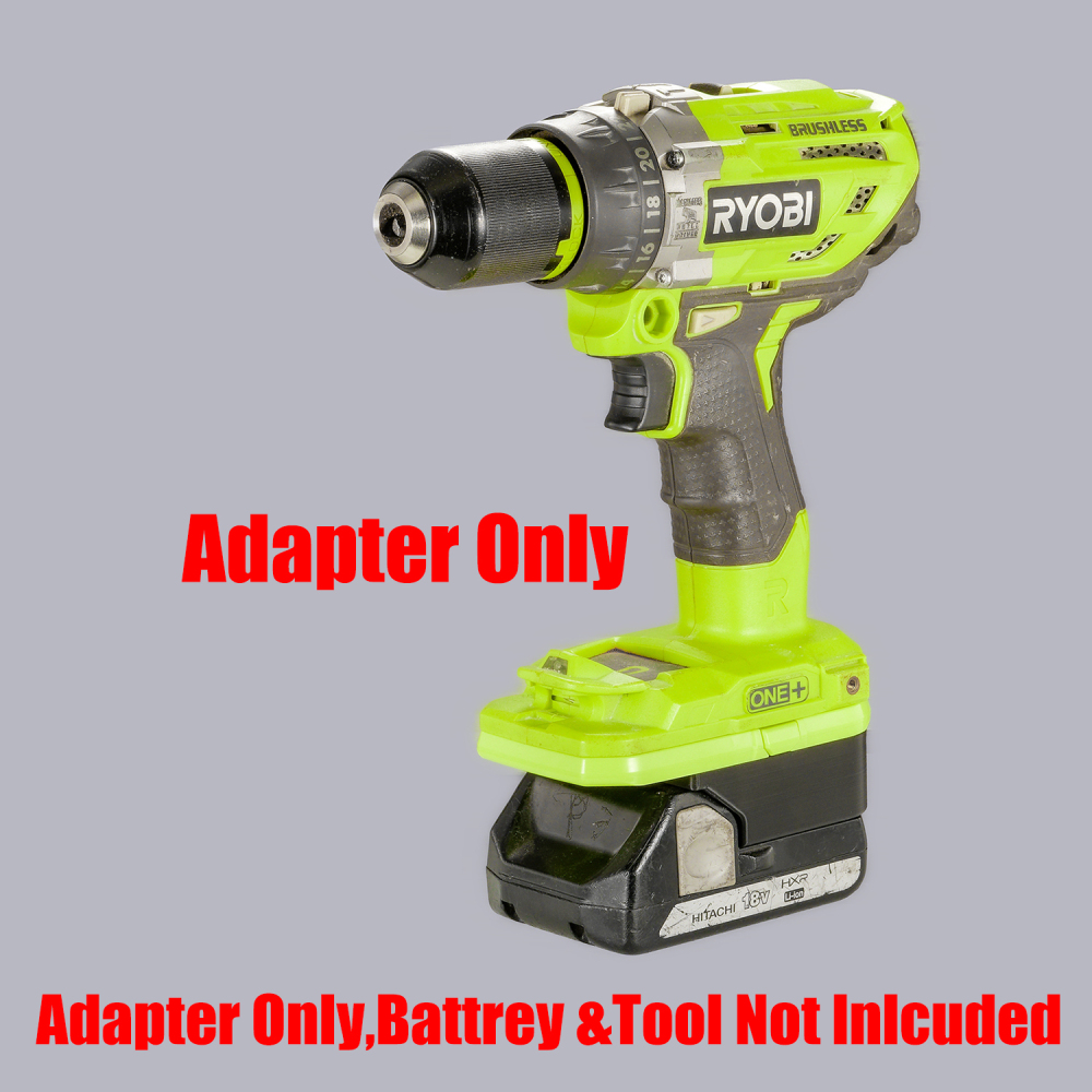 1 Adapter for Hitachi or Metabo HPT 18v Li-Ion Battery To Power Ryobi 18V Cordless Tools