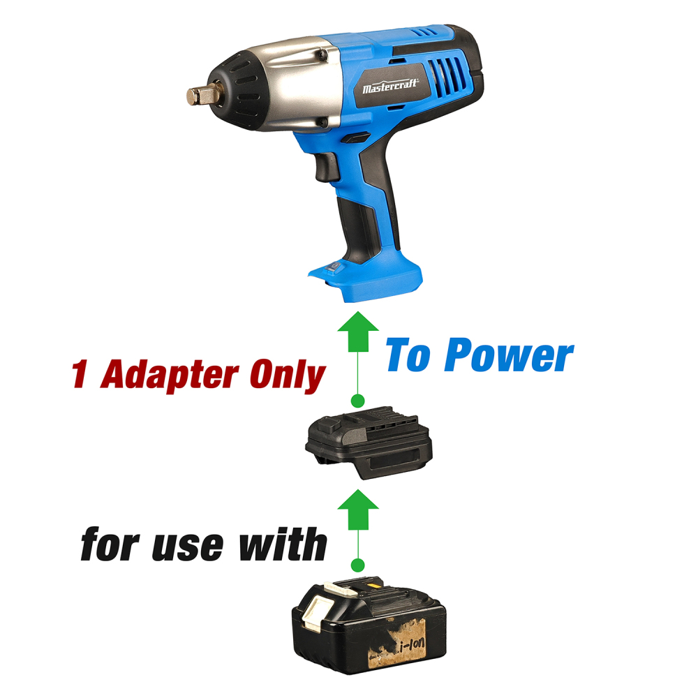 Adapter Mastercraft PWR-POD (Not MAXIMUM) 20V Tools To Makita 18v LXT Batteries