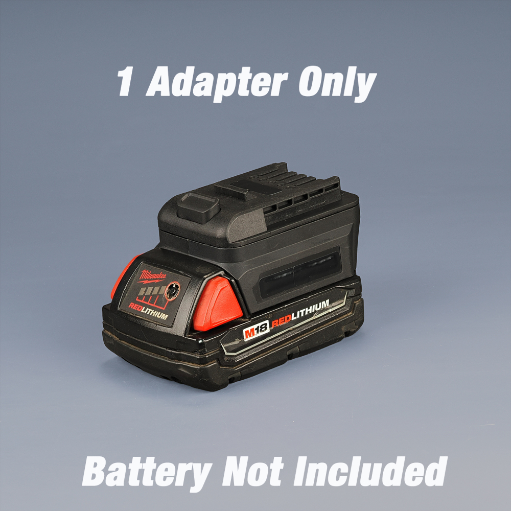 1 Adapter for Milwaukee M18 RED Battery to Mastercraft PWR-POD 20V (Not MAXIMUM) Tools