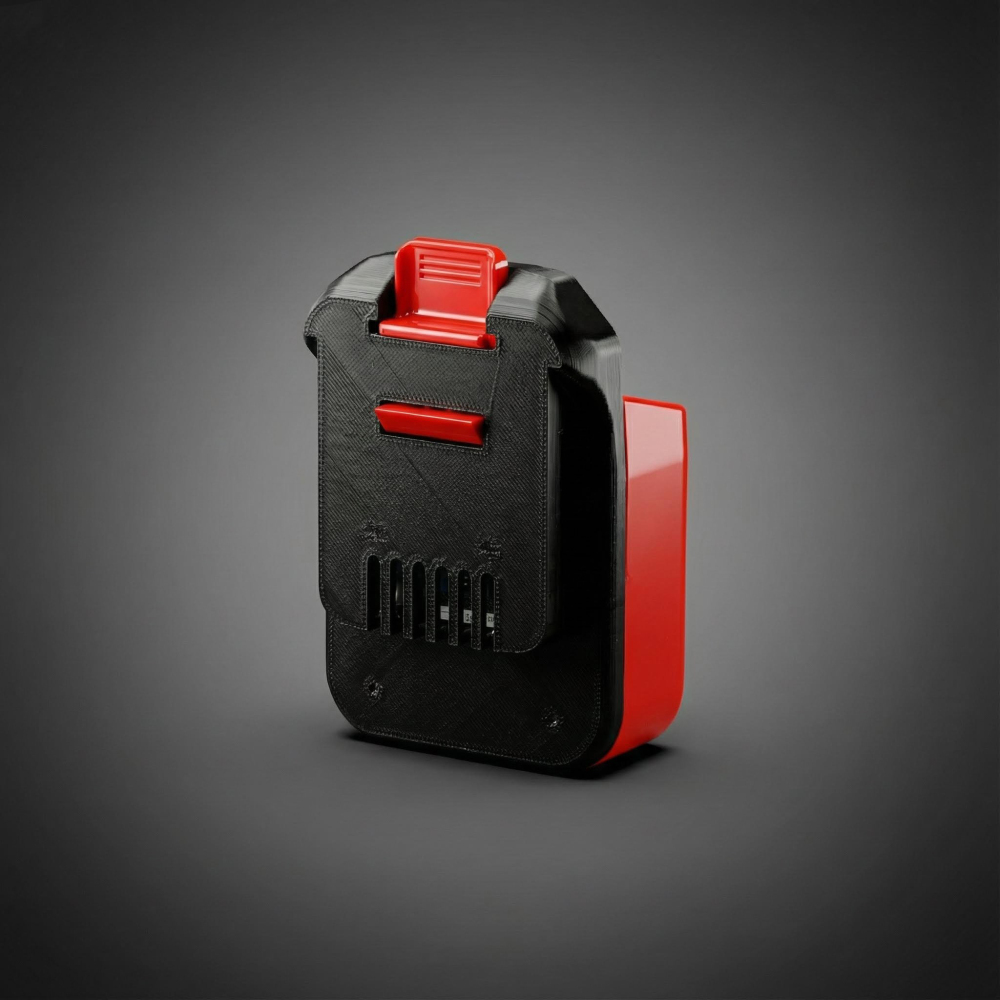 1x Adapter for Milwaukee M18 Battery to MacNaught 18V Pump or Powergun Grease Gun - Built-in low-voltage protection BMS