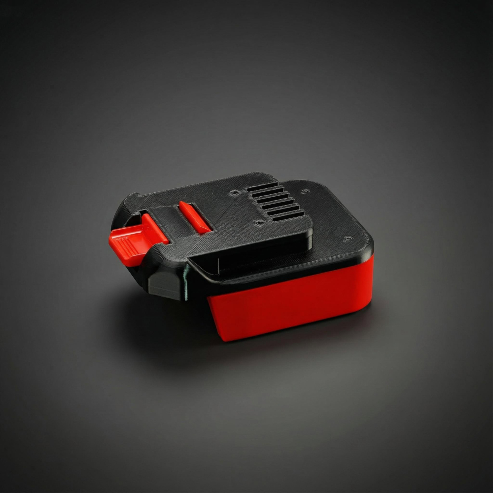 1x Adapter for Milwaukee M18 Battery to MacNaught 18V Pump or Powergun Grease Gun - Built-in low-voltage protection BMS