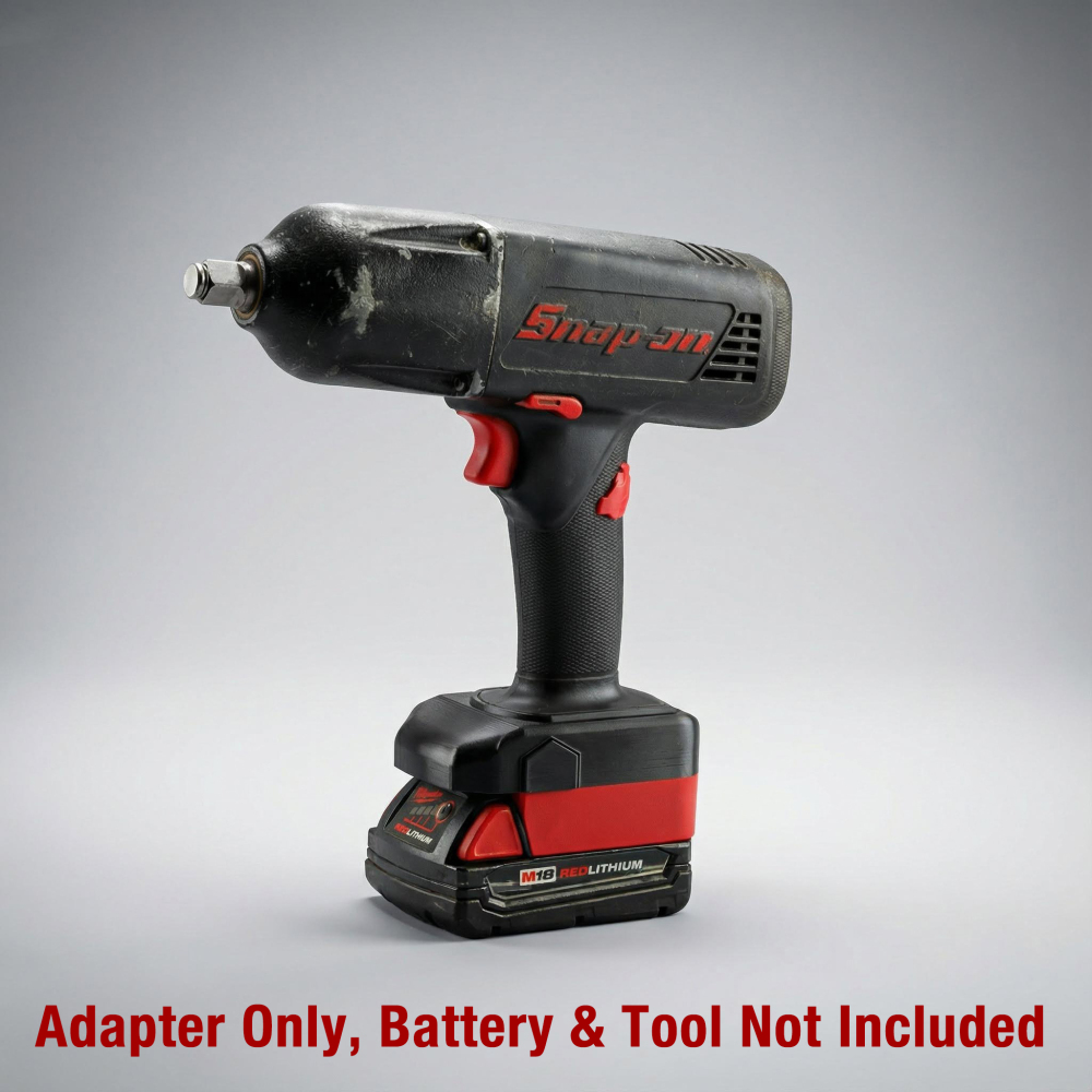 Adapter for Milwaukee M18 RED Battery to Power Older Snap-on 18V Slider Ni-Cd Tools
