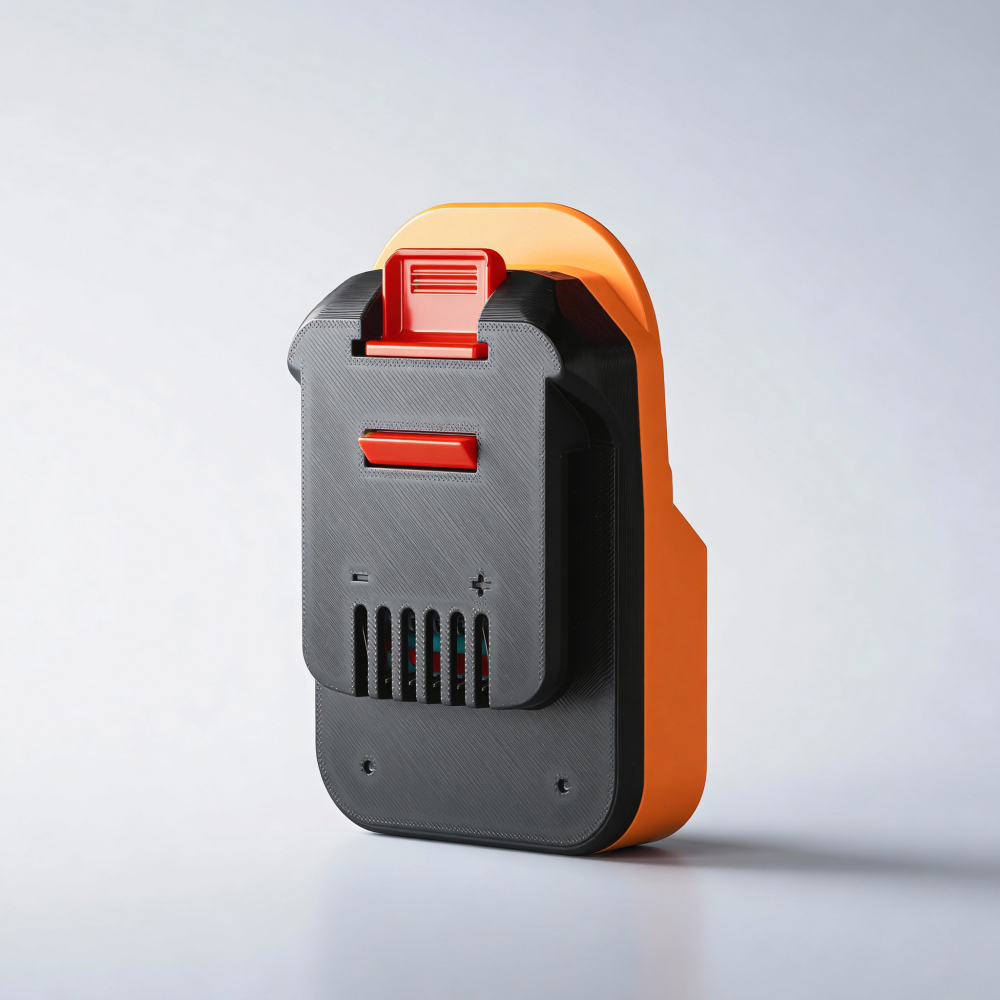1x Adapter for Ridgid / AEG 18v Battery to MacNaught 18V Pump or Powergun Grease Gun - Built-in low-voltage protection BMS