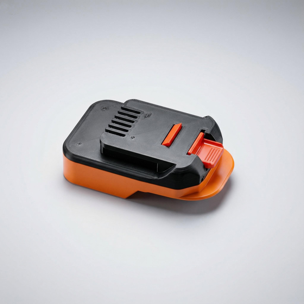 1x Adapter for Ridgid / AEG 18v Battery to MacNaught 18V Pump or Powergun Grease Gun - Built-in low-voltage protection BMS