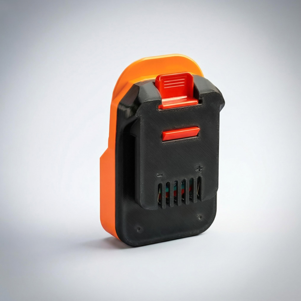 1x Adapter for Ridgid / AEG 18v Battery to MacNaught 18V Pump or Powergun Grease Gun - Built-in low-voltage protection BMS