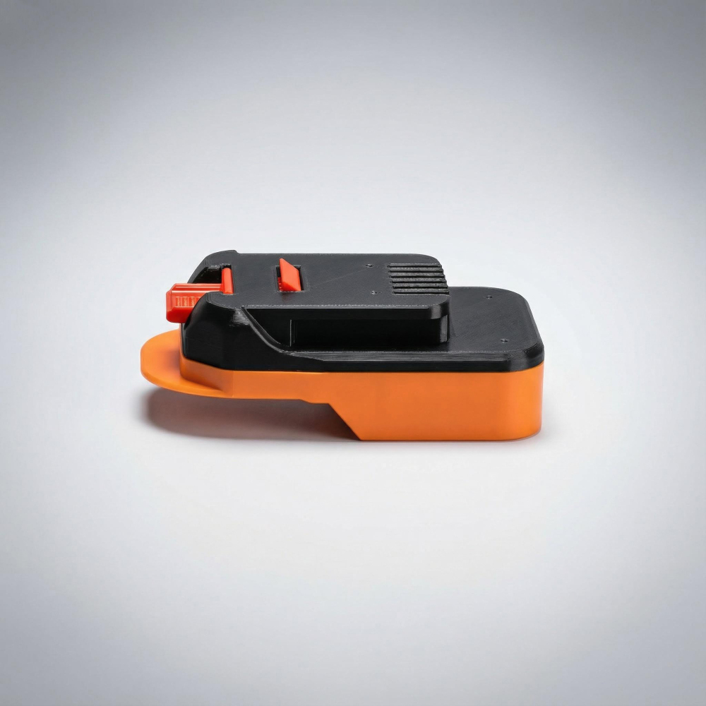1x Adapter for Ridgid / AEG 18v Battery to MacNaught 18V Pump or Powergun Grease Gun - Built-in low-voltage protection BMS