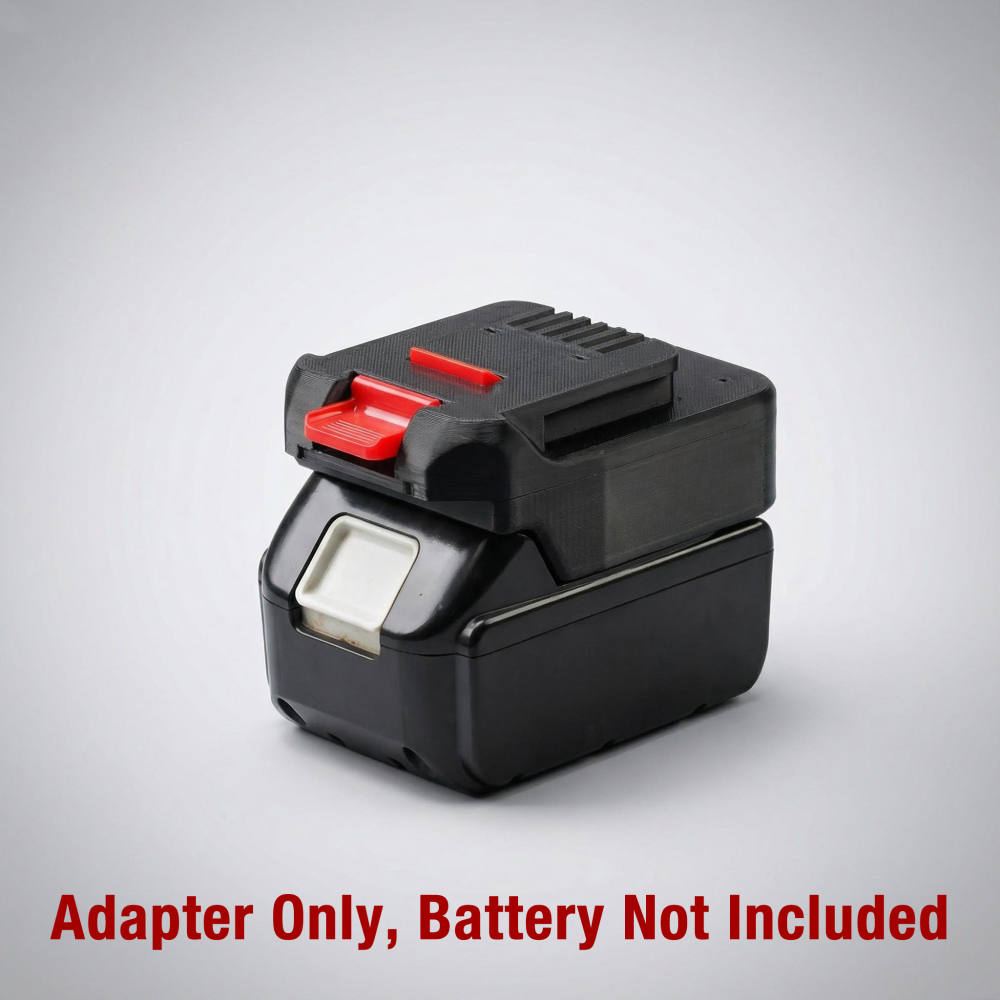 1x Adapter for Makita 18v LXT Li-Ion Battery to MacNaught 18V Pump or Powergun Grease Gun - Built-in low-voltage protection BMS