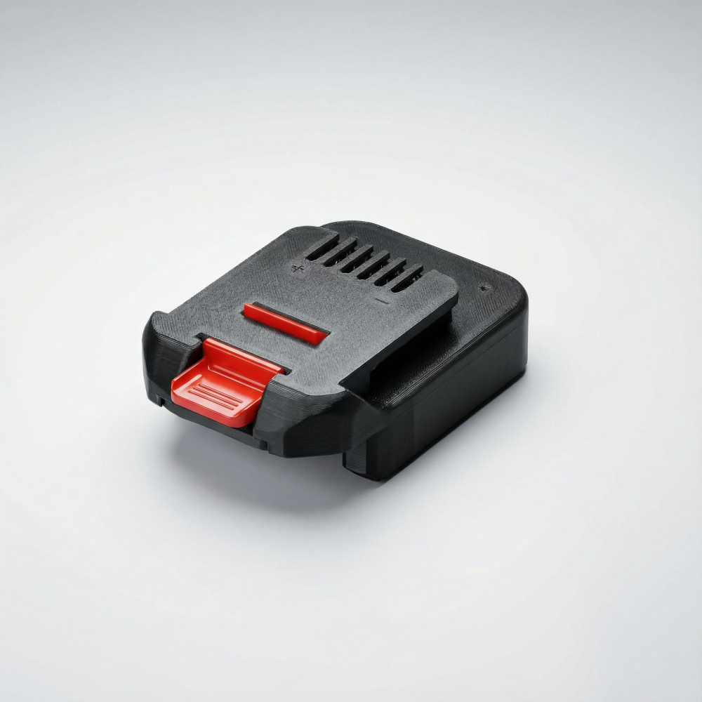 1x Adapter for Ozito 18V PXC Li-Ion Battery to MacNaught 18V Pump or Powergun Grease Gun - Built-in low-voltage protection BMS