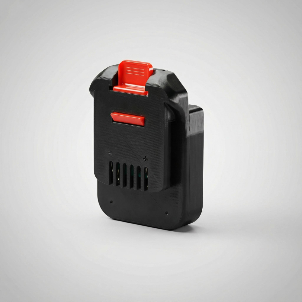 1x Adapter for Ozito 18V PXC Li-Ion Battery to MacNaught 18V Pump or Powergun Grease Gun - Built-in low-voltage protection BMS