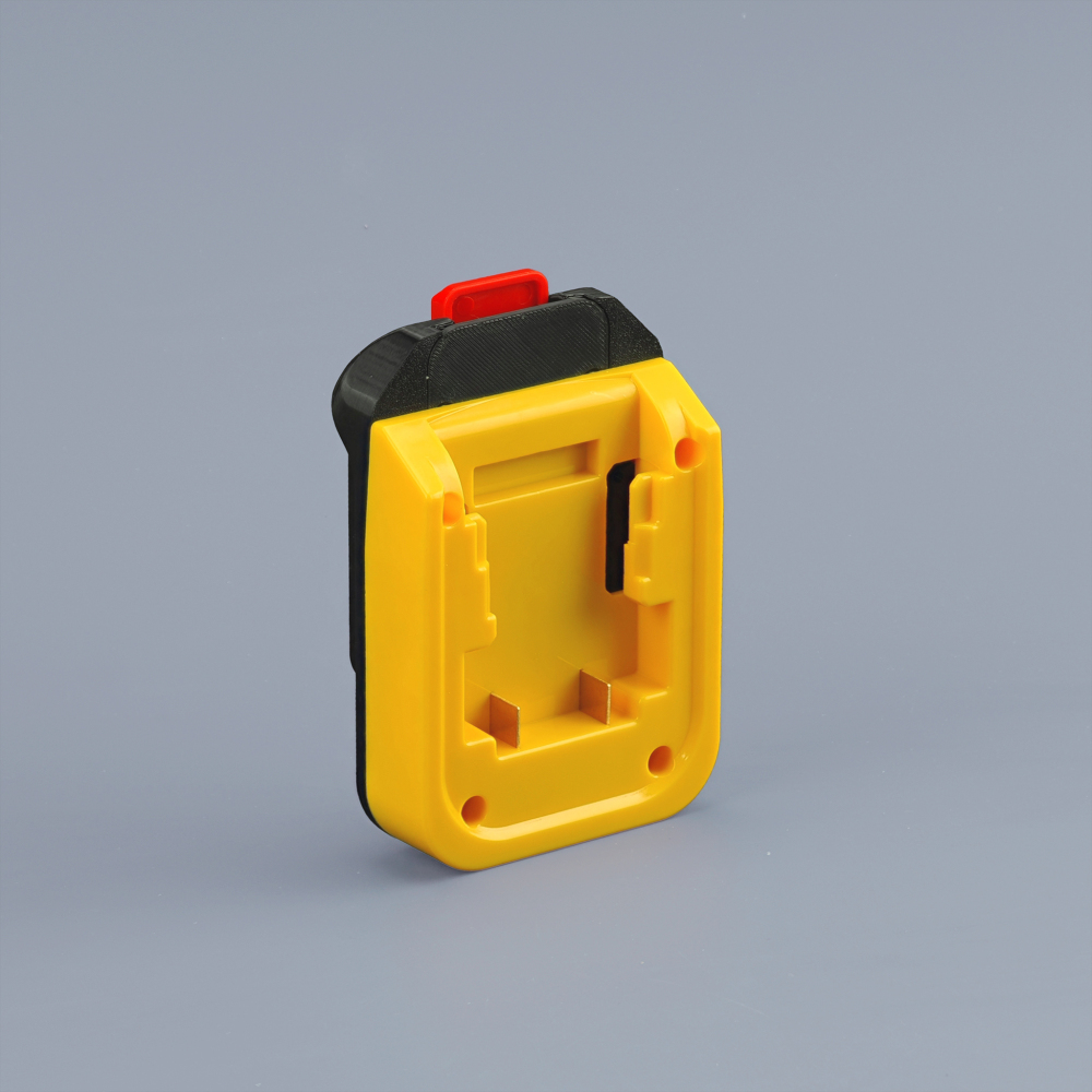 1x Adapter for DeWalt 18V / 20V XR Battery to MacNaught 18V Pump or Powergun Grease Gun - Built-in low-voltage protection BMS