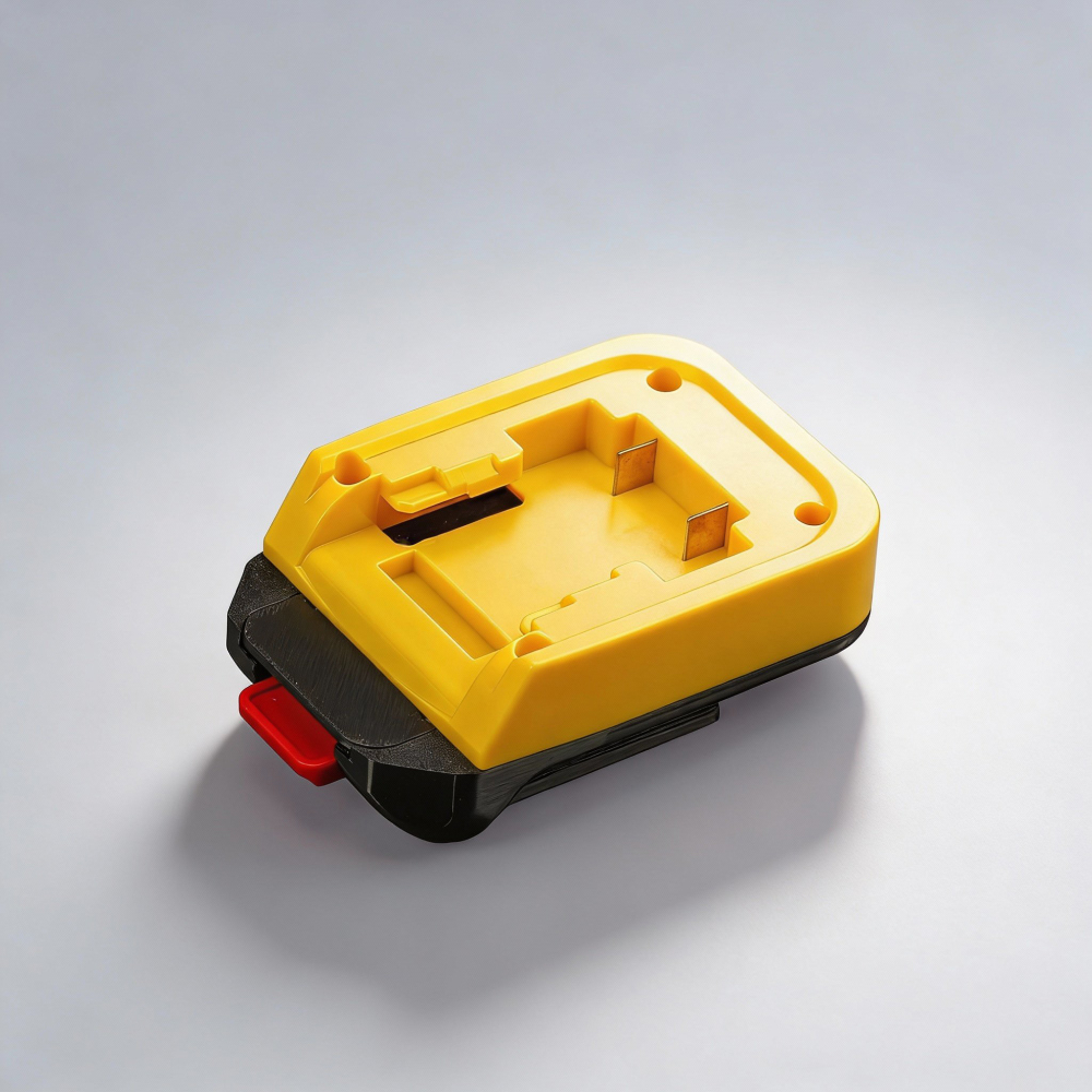 1x Adapter for DeWalt 18V / 20V XR Battery to MacNaught 18V Pump or Powergun Grease Gun - Built-in low-voltage protection BMS