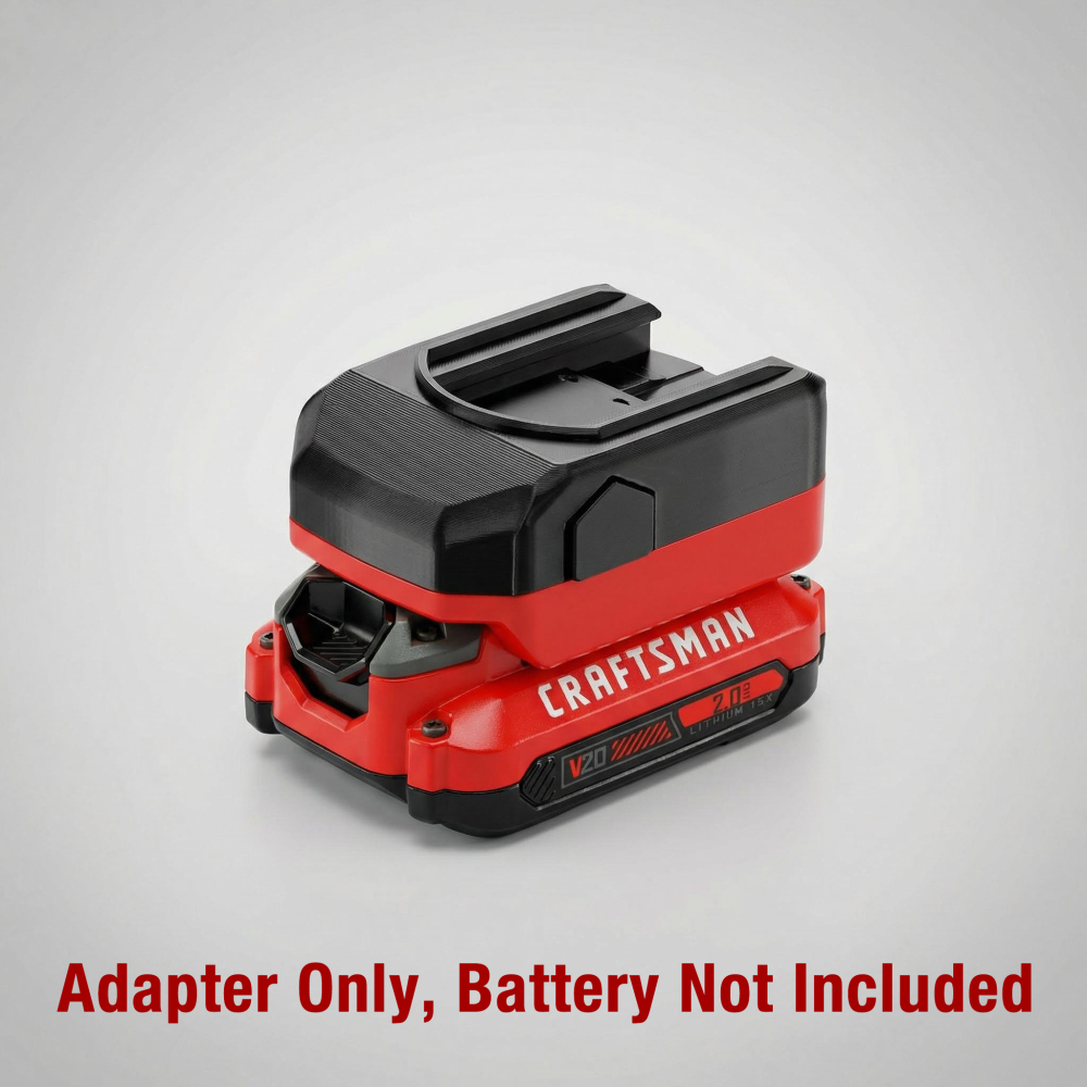 Adapter for New Craftsman V-20 CMCB Model Battery to Power Older Snap-on 18V Slider Ni-Cd Tools