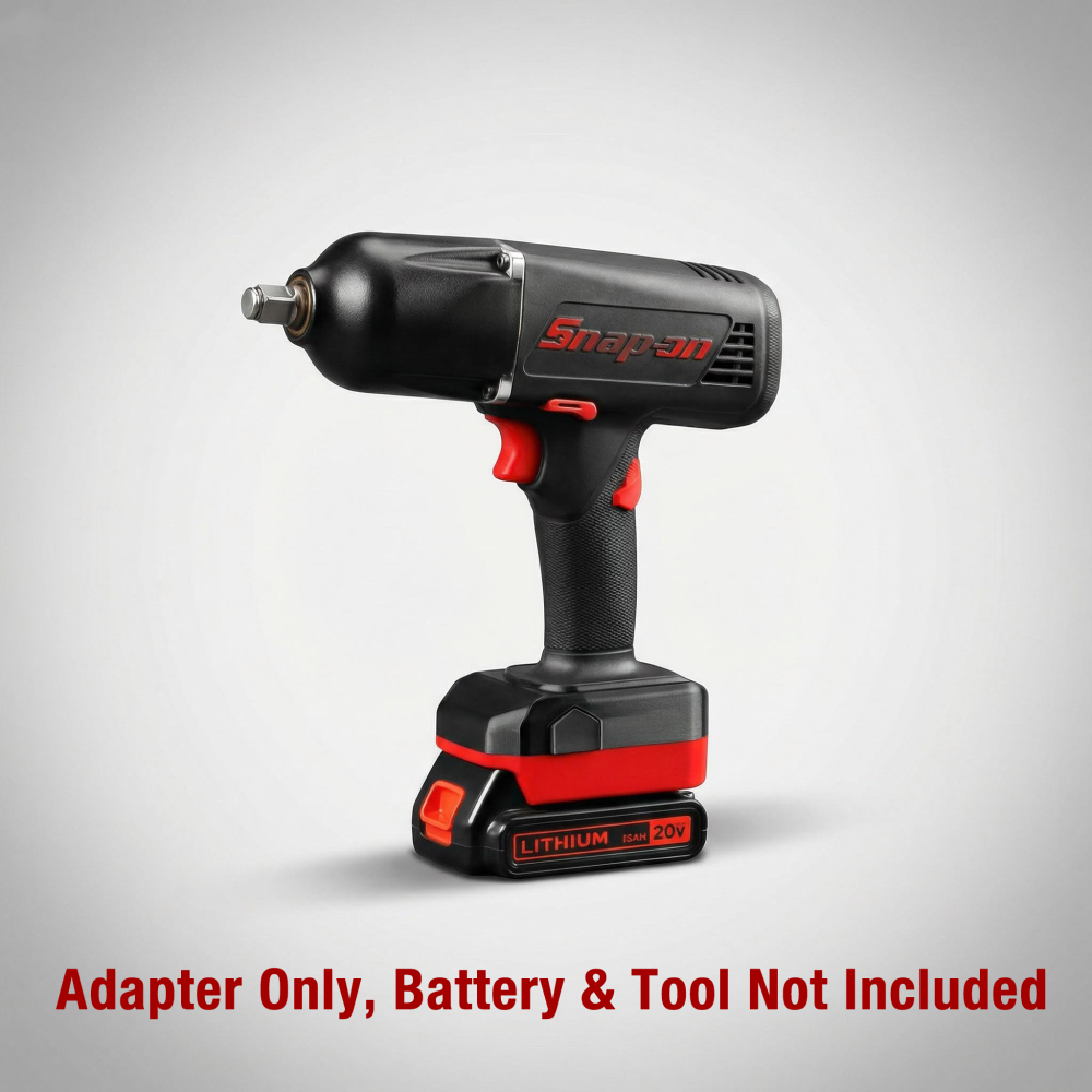Adapter for Black and Decker / Porter Cable 20v MAX Li-ion Battery to Power Older Snap-on 18V Slider Ni-Cd Tools