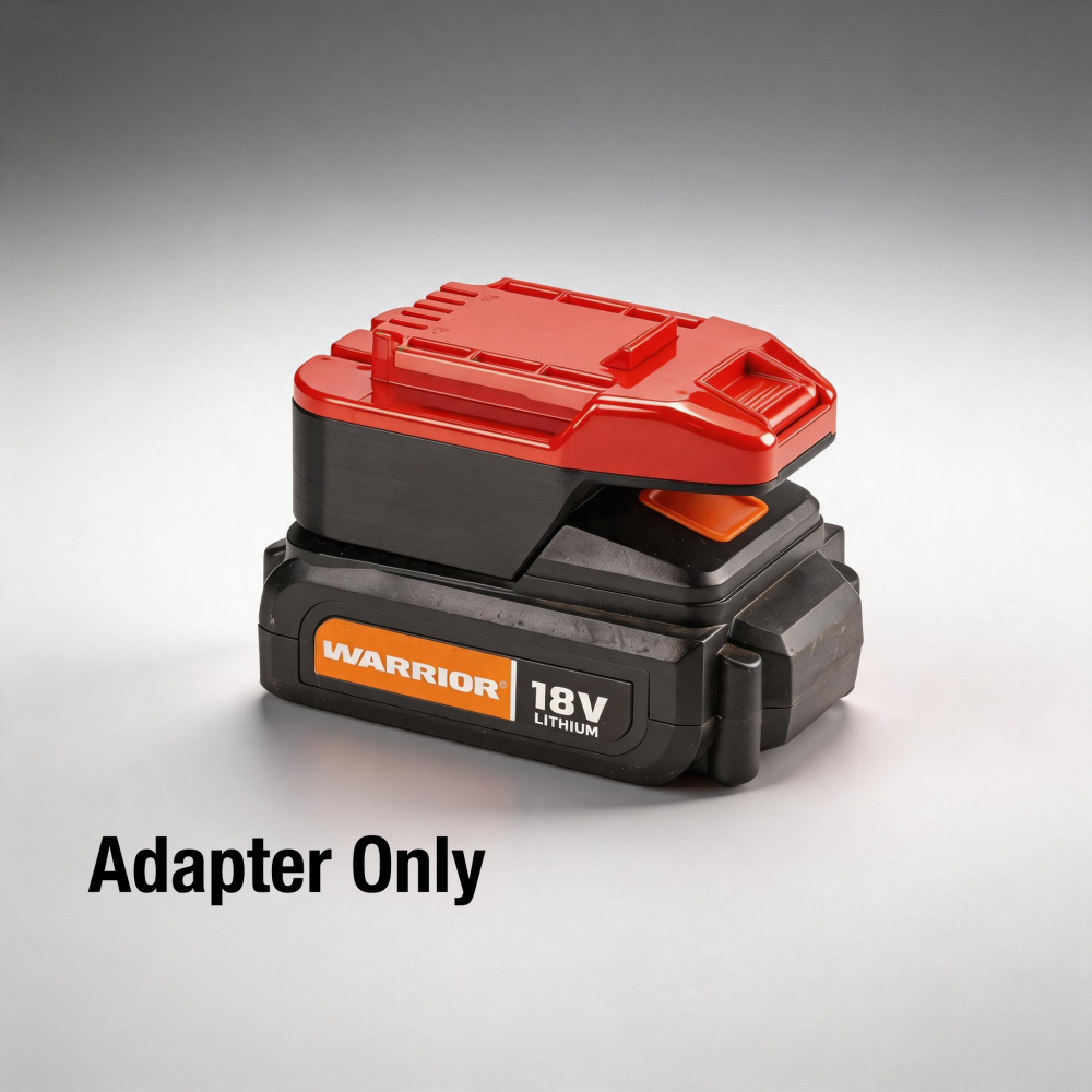 1 Adapter for Warrior 18V Li-Ion Battery to Fit Bauer 20V Tools - No Charging