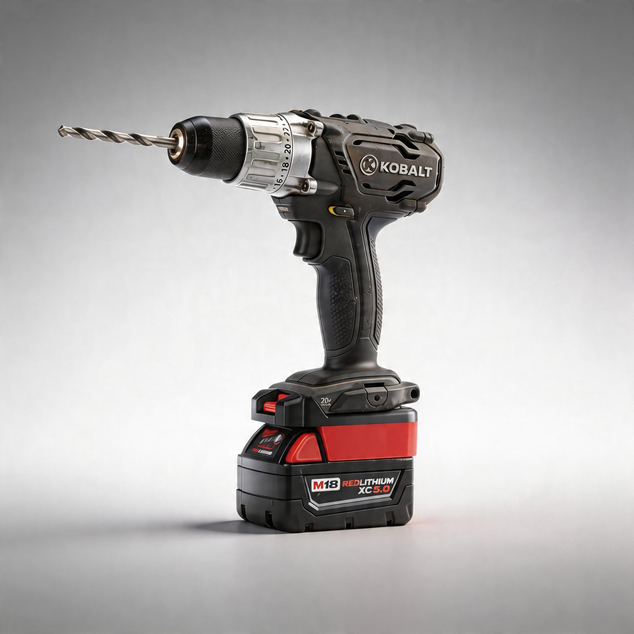 BMS Adapter for Kobalt 18V/20V MAX Tools (Not 24V) - Milwaukee M18 Battery