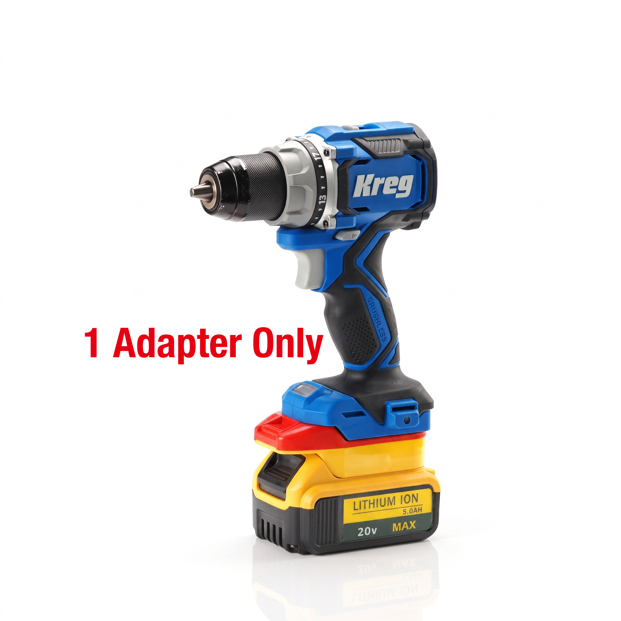 1 Adapter for DeWalt 20V MAX Batteries to Fit Kreg 20V Tools