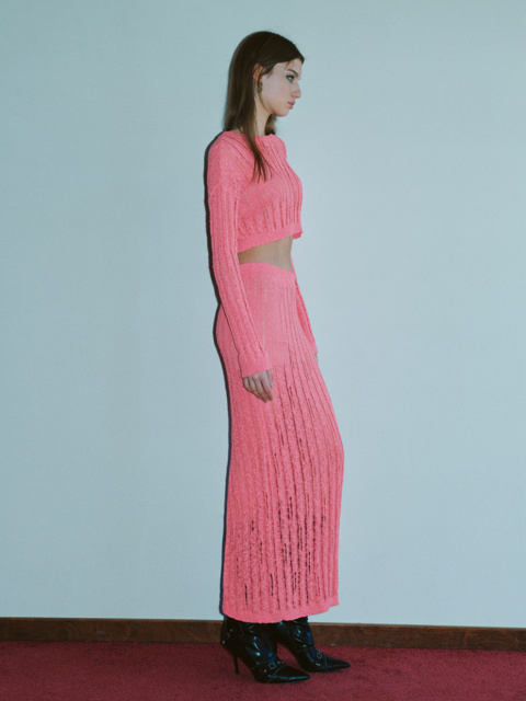 Women's textured knitwear